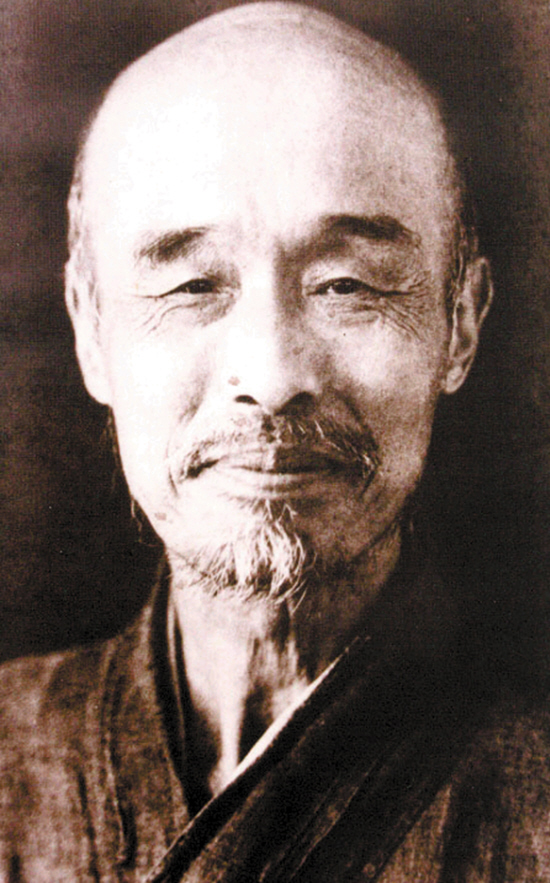 弘一大师晚年法相